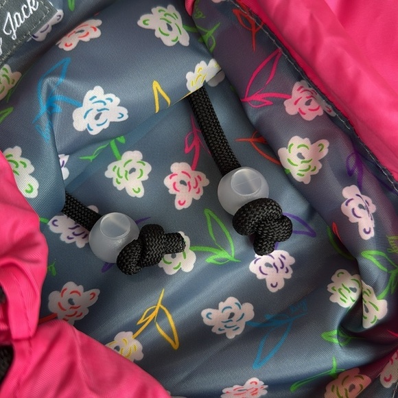 NWT Lug Jumping Jack Drawstring Backpack Magenta Neon Pink - Picture 11 of 12